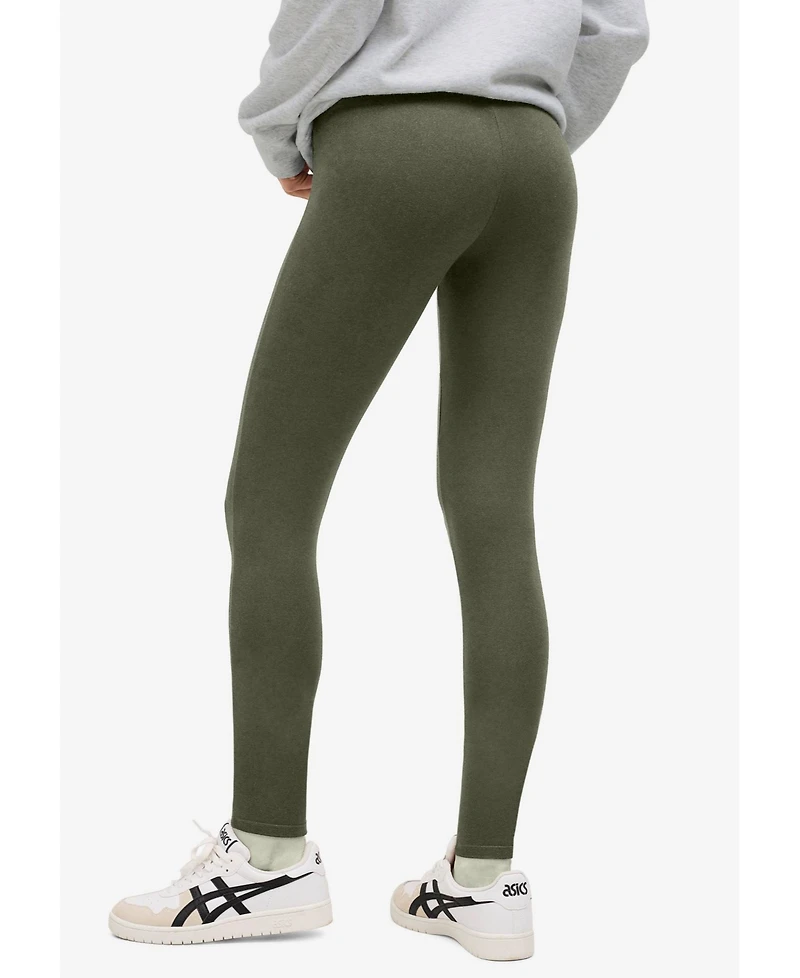 ellos Plus Cotton Spandex Full Length Leggings