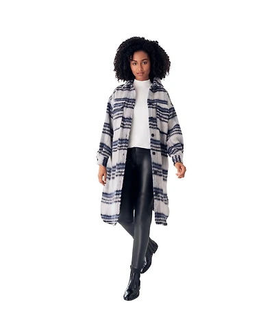 ellos Women's Plus 5-Pocket Faux Leather Pants