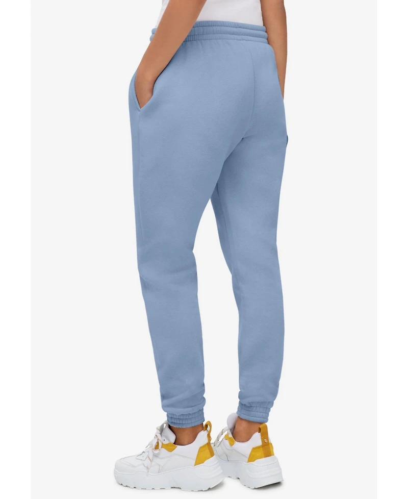 ellos Women's Drawstring Waist Fleece Sweatpants