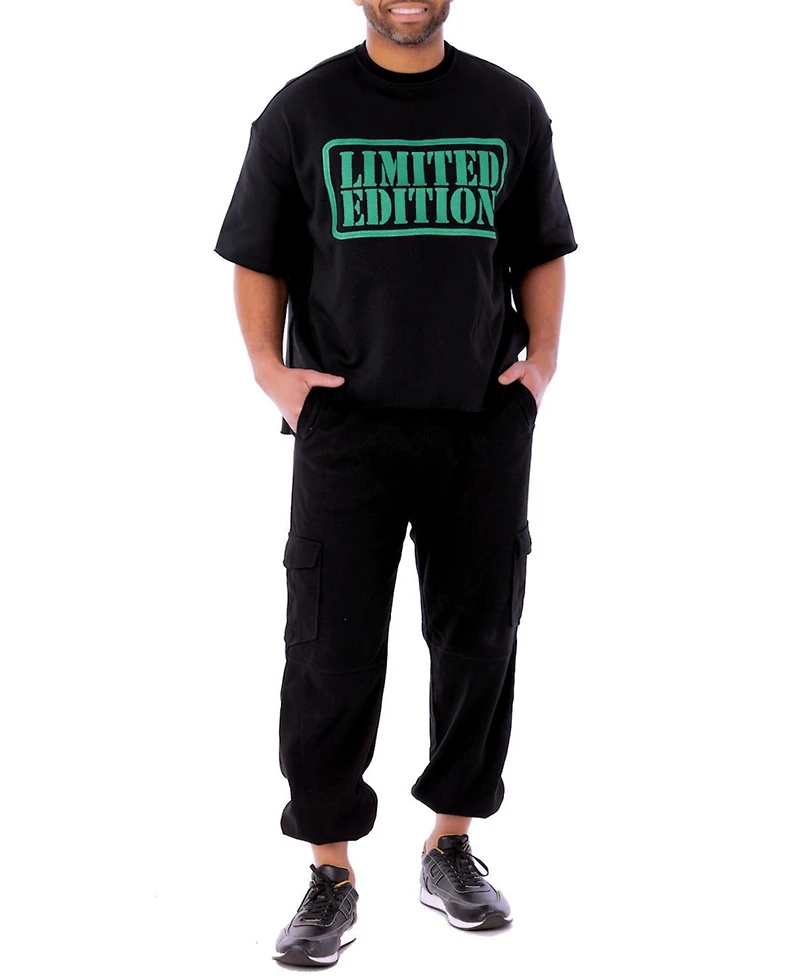 Dai Moda Men's Menswear Limited Edition Split Hem Sweatshirt