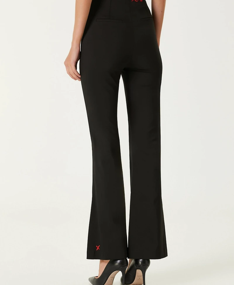 Pcfg Women's Cotton Flared Skinny Pants