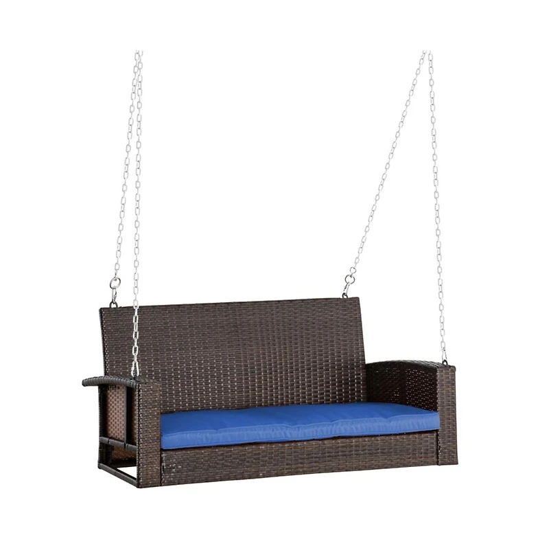 Cozy Patio Swing with Steel Frame for Durability