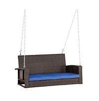 Cozy Patio Swing with Steel Frame for Durability