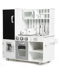 Wooden Pretend Play Kitchen Sets with Simulated Sound