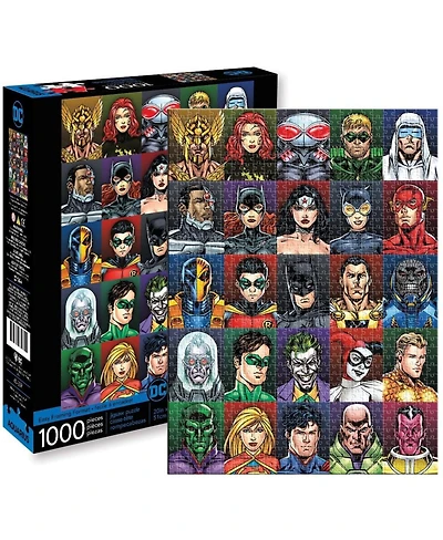 Nmr Distribution Dc Comics Faces 1000 Piece Jigsaw Puzzle