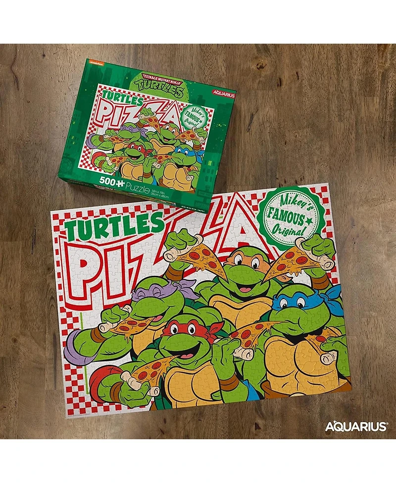 Nmr Distribution Teenage Mutant Ninja Turtles Pizza 500 Piece Jigsaw Puzzle