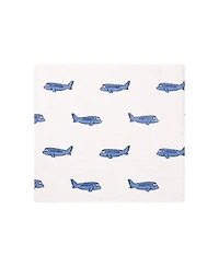 Hudson Baby Infant Boys Cotton Flannel Receiving Blankets 7-Pack Bundle, Born To Fly , One Size