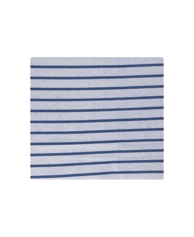 Hudson Baby Cotton Flannel Receiving Blankets 4-Pack, Sea Friends