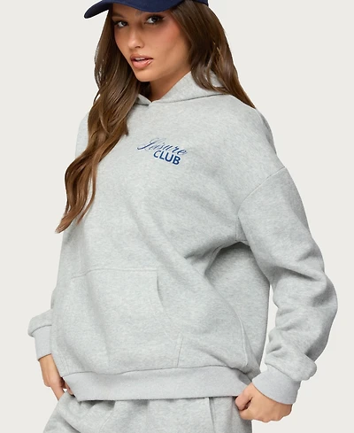 Edikted Women's Leisure Club Hoodie