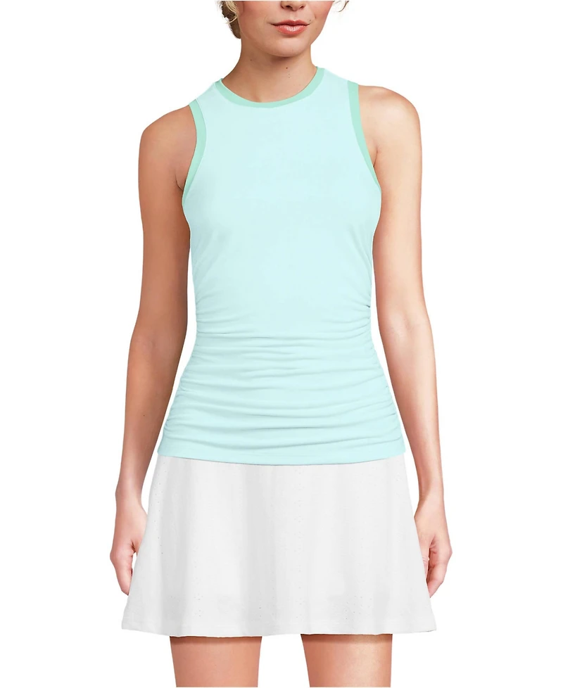 Lands' End Women's Sleeveless Power Performance Fitted Tank