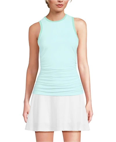 Lands' End Women's Sleeveless Power Performance Fitted Tank