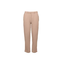 Ocio Women's Cotton Teddy Cropped Pant