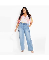 City Chic Women's Adelina Print Top