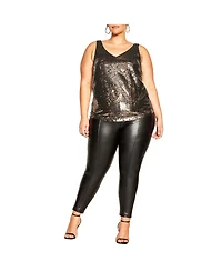 City Chic Women's Razzle Dazzle Cami Top