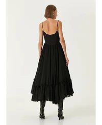 Pcfg Women's Nylon Swan Dress