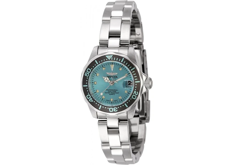 Invicta Women's 45786 Pro Diver Quartz 3 Hand Blue Dial Watch