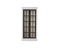 Casainc 71.2" Freestanding Storage Cabinet with Glass Door