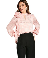 Coast Women's Satin Jacquard Corsage 2 1 Jumpsuit