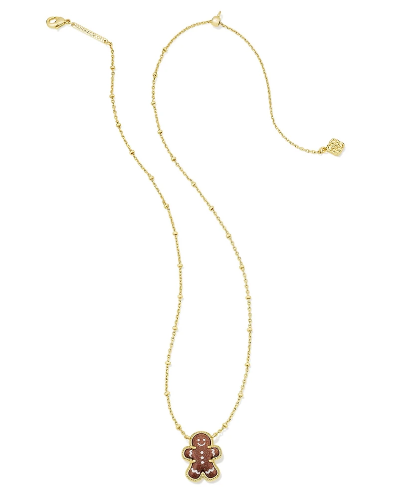 Kendra Scott 14K Gold-Tone Over Brass Short Pendant Necklace