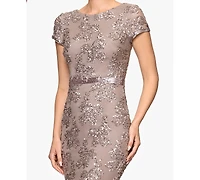 Betsy & Adam Women's Crewneck Dress