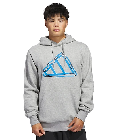 adidas Men's Graphic Big Logo Sportswear Hoodie