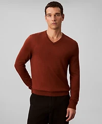 Calvin Klein Men's Merino Wool Blend V-Neck Sweater