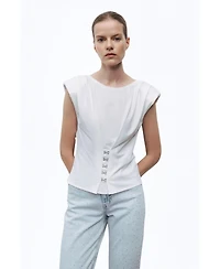 Nocturne Women's Blouse with Rope Straps
