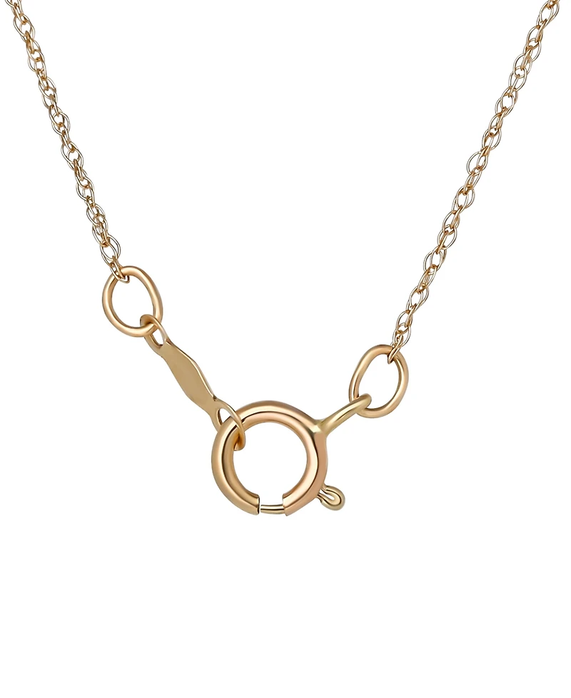 Disney Stitch Pendant Necklace in 10K Yellow Gold