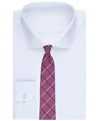 Club Room Men's Maine Grid Tie, Macy's Exclusive