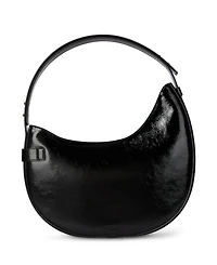 Lauren Ralph Crinkle Patent Leather Tasha Shoulder Bag