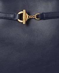 Lauren Ralph Lauren Leather Blaike Satchel Bag