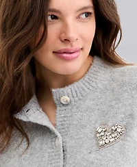 On 34th Women's Embellished Heart Cardigan Sweater, Macy's Exclusive