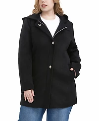 Bgsd Plus Hooded Wool Blend Coat
