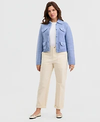 On 34th Women's Straight Leg Patch-Pocket Pants, Macy's Exclusive
