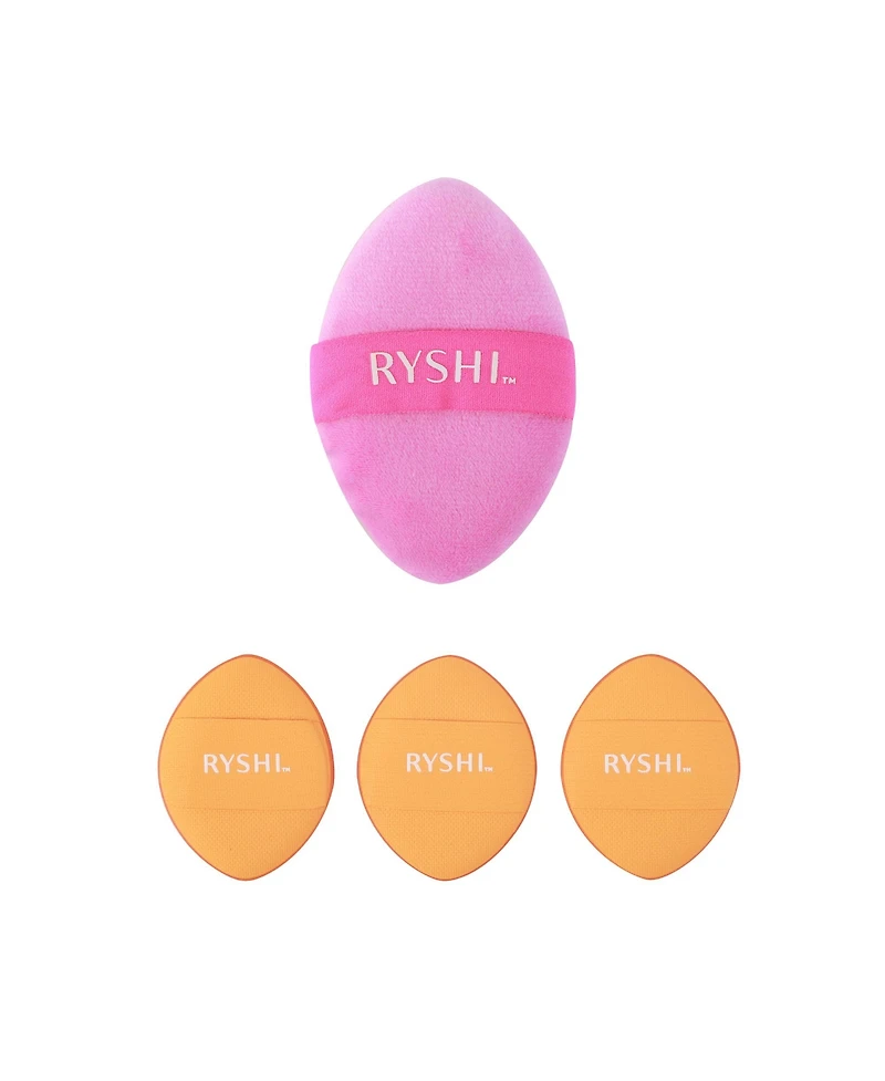 Pursonic Flawless Finish Makeup Bundle: Finger Beauty Blenders + Reversible Sponge