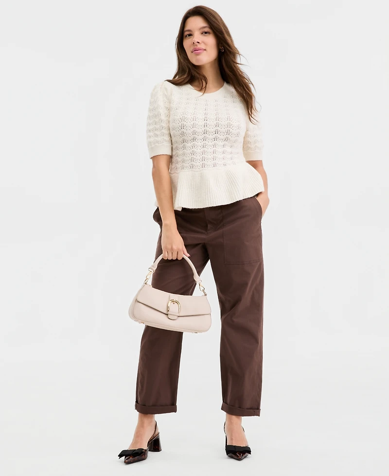 On 34th Women's Ruffle-Hem Sweater Top, Macy's Exclusive