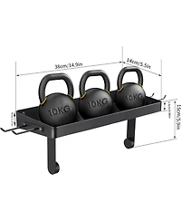 Garage Paper Towel Holder with Shelf - Wall Mount Paper Towel Holder with 4 Hooks, Single-Hand Tear Paper Towel Rack Heavy Duty Tissue Holder