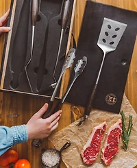 Schmidt Brothers Bonded Ash 4-Pc. Grill Set