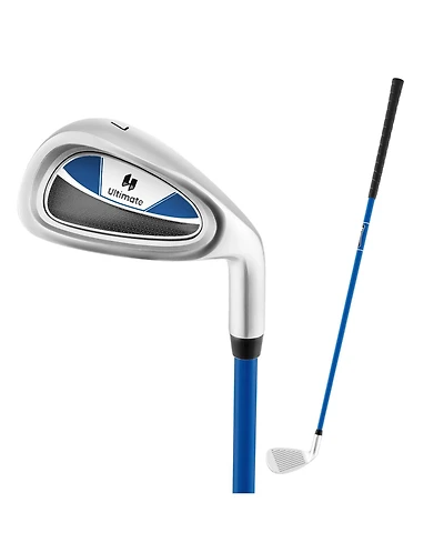 Sugift Outdoor Recreation & Sports Gear Junior #7 Iron for Kids with Fiberglass Shaft and Headcover-Blue