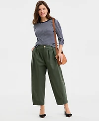 On 34th Women's Knit Long-Sleeve Button-Shoulder Top, Macy's Exclusive