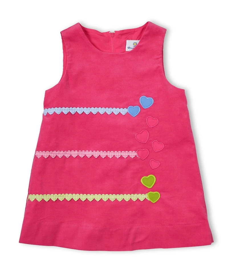 Florence Eiseman Baby Girls Corduroy Jumper With Hearts