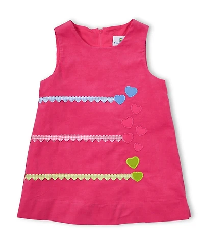 Florence Eiseman Baby Girls Corduroy Jumper With Hearts