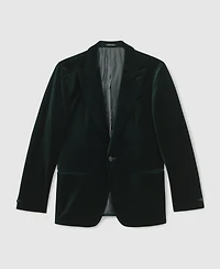 Reiss Men's Single-Breasted Velvet Slim-Fit Blazer