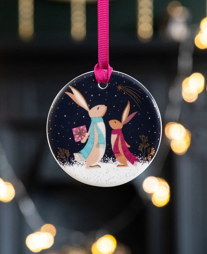 Portmeirion Sara Miller Woodland Tales Christmas Decorations, Set of 3