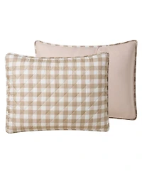 Vcny Home Gingham Microfiber 2-Pc. Quilt Set, Twin