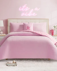 Juicy Couture Plush Reversible Gothic Leopard -Pc. Comforter Set