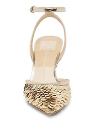 Dolce Vita Women's Elizza Confetti Sequin Detail Pointed Toe Pumps