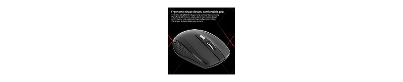 risokeys Wireless Mouse with Usb Mini Receiver, 2.4G Ergonomic Optical Mouse, 250Hz 1600DPI Computer Mouse for Laptop Pc Computer Notebook