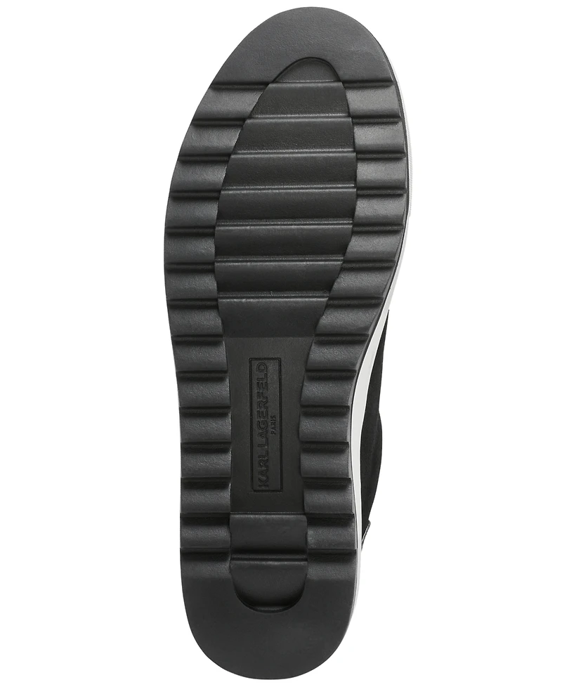 Karl Lagerfeld Paris Men's Round Toe Lace-Up Shoe