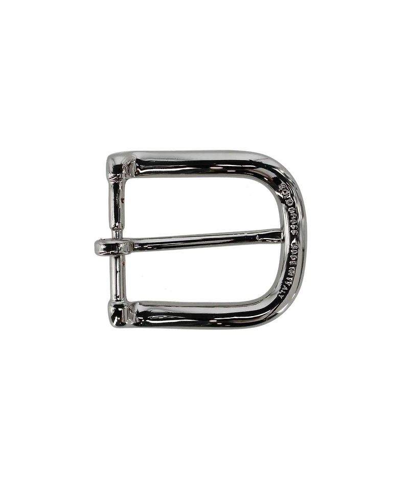 Trafalgar Men's 30mm Italian Rippled Textured Solid Brass Harness Belt Buckle